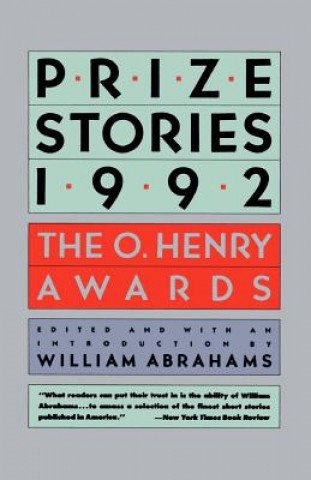 Knjiga Prize Stories 1992 WILLIAM MI ABRAHAMS