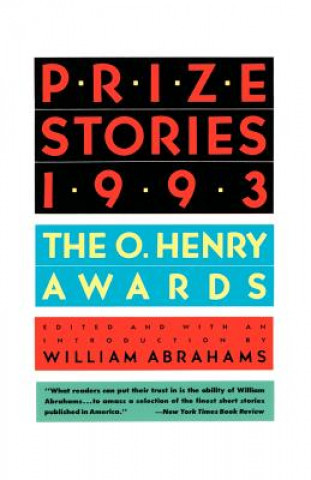 Kniha Prize Stories 1993 WILLIAM MI ABRAHAMS