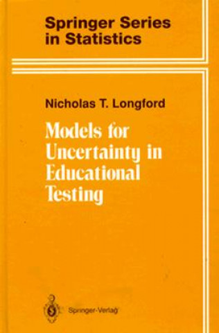 Libro Models for Uncertainty in Educational Testing Longford