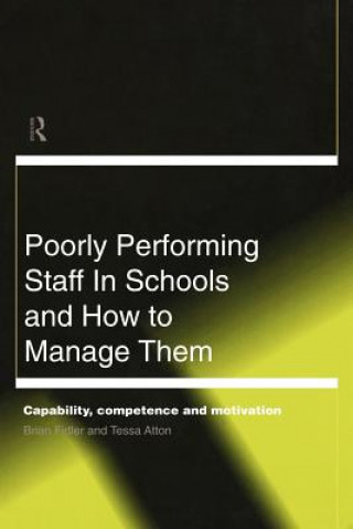 Kniha Poorly Performing Staff in Schools and How to Manage Them Tessa Atton