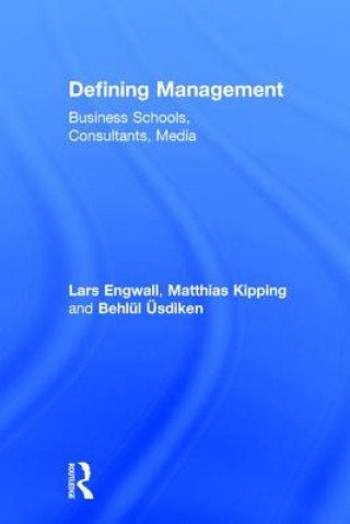 Book Defining Management Lars Engwall