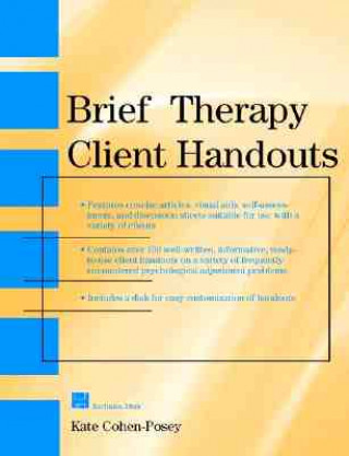 Kniha Brief Therapy Client Handouts Kate Cohen-Posey