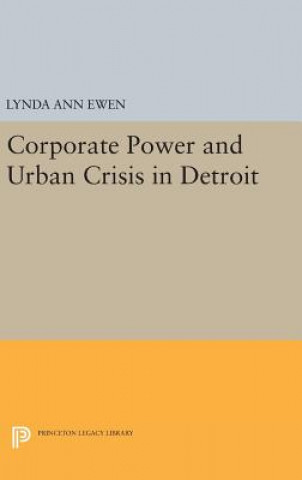 Kniha Corporate Power and Urban Crisis in Detroit Lynda Ann Ewen