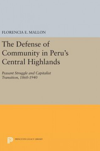Kniha Defense of Community in Peru's Central Highlands Florencia E. Mallon