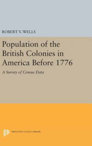 Carte Population of the British Colonies in America Before 1776 Robert V. Wells