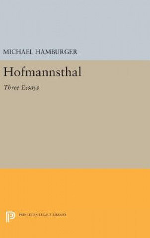 Kniha Hofmannsthal Michael Hamburger