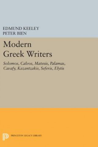 Kniha Modern Greek Writers Peter Bien