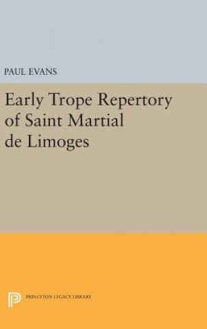 Kniha Early Trope Repertory of Saint Martial de Limoges Evans