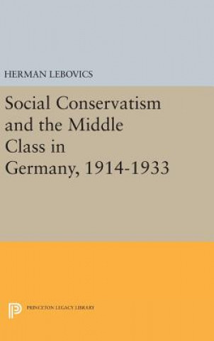 Book Social Conservatism and the Middle Class in Germany, 1914-1933 Herman Lebovics