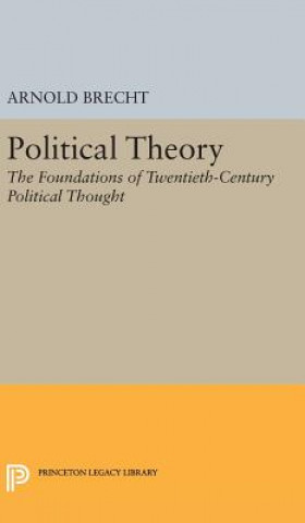 Kniha Political Theory Arnold Brecht