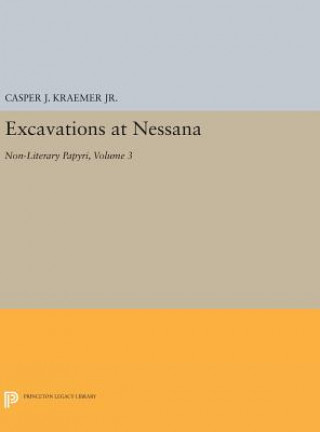 Kniha Excavations at Nessana, Volume 3 C. J. Kraemer