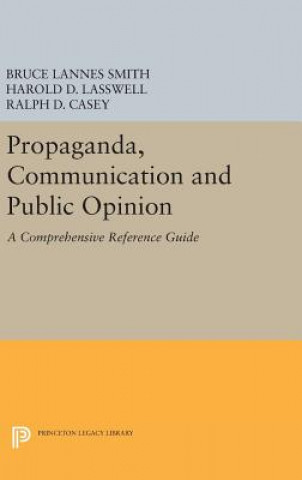 Kniha Propaganda, Communication and Public Opinion Bruce Lannes Smith