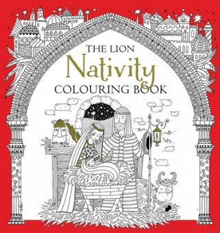 Книга Lion Nativity Colouring Book Antonia Jackson
