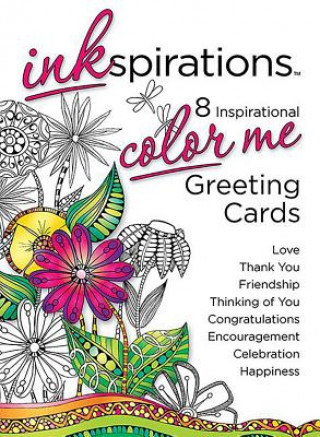 Kniha Inkspirations Color Me Greeting Cards Judy Clement Wall