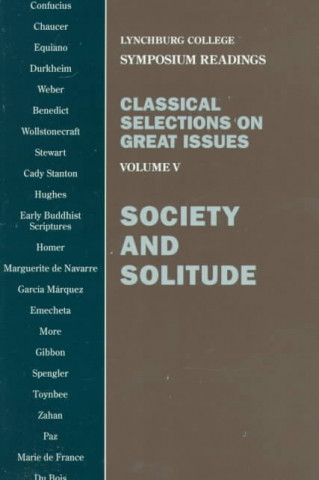 Carte Classical Selections on Great Issues Émile Durkheim