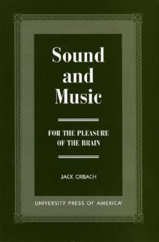 Książka Sound and Music Jack Orbach