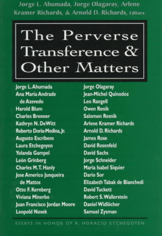 Libro perverse transference and other matters Jorge L. Ahumada