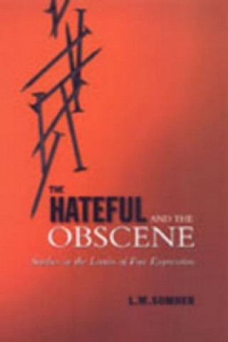 Könyv Hateful and the Obscene L. W. Sumner