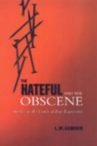 Βιβλίο Hateful and the Obscene L. W. Sumner