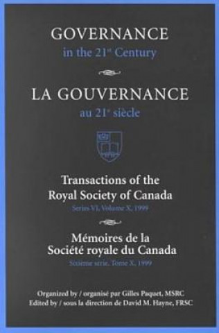 Carte Governance in the 21st Century/Gouvernance au 21e Siecle 