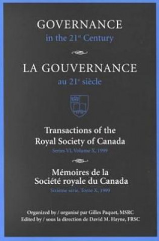 Libro Governance in the 21st Century/Gouvernance au 21e Siecle 