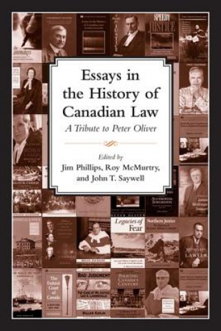 Libro Essays in the History of Canadian Law 