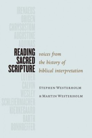 Carte Reading Sacred Scripture Stephen Westerholm