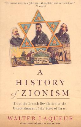 Könyv History of Zionism Walter Laqueur