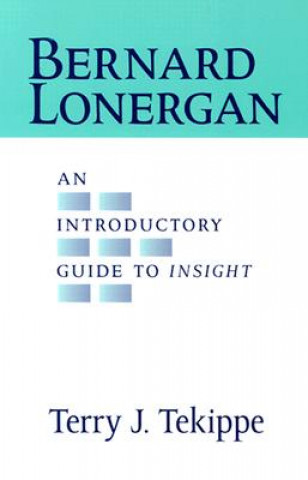 Libro Bernard Lonergan Terry J. Tekippe