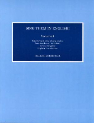 Książka Sing Them in English! Frederic Kirchberger