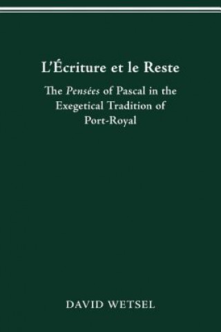 Könyv L'Ecriture Et Le Reste David Wetsel