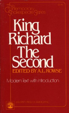 Kniha King Richard II William Shakespeare