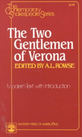 Kniha Two Gentlemen of Verona William Shakespeare