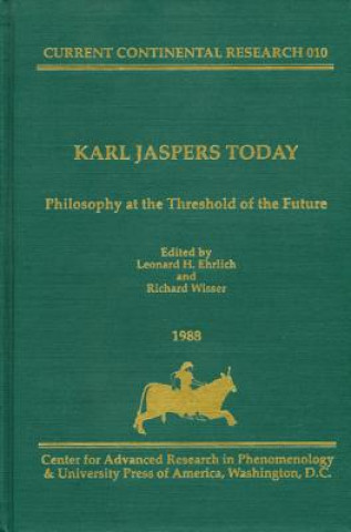 Kniha Karl Jaspers Today Leonard H. Ehrlich