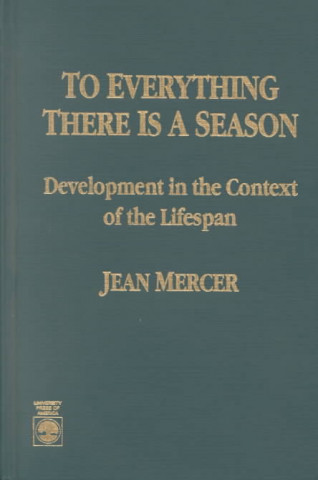 Kniha To Everything There Is a Season Jean Mercer