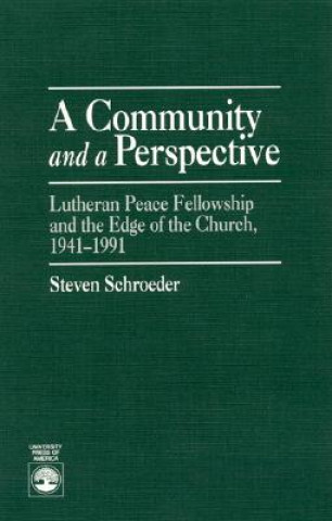 Książka Community and a Perspective Steven Schroeder