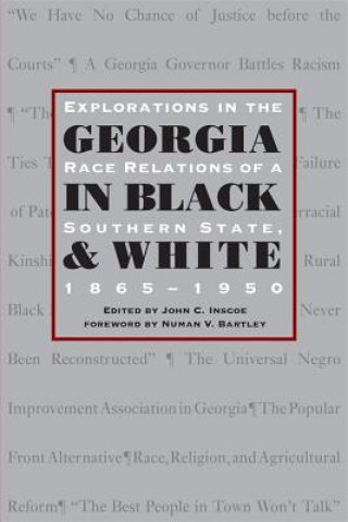 Buch Georgia in Black and White John C. Inscoe