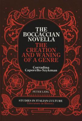 Kniha Boccaccian Novella Corradina Caporello-Szykman