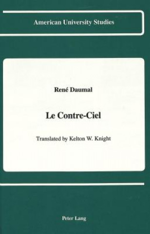 Kniha Contre-Ciel René Daumal