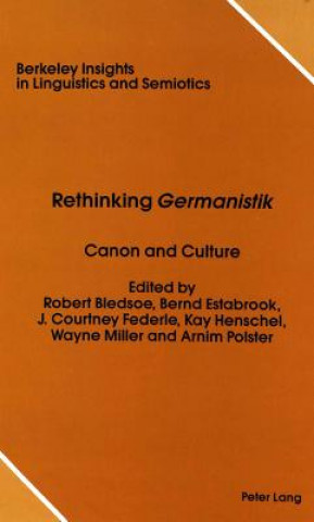 Buch Rethinking Germanistik Robert Bledsoe