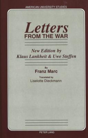 Kniha Letters from the War Franz Marc