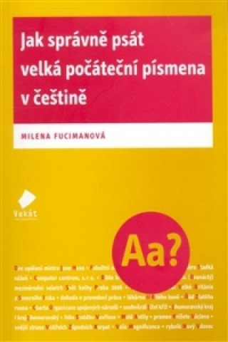Könyv Jak správně psát velká počáteční písmena v češtině Milena Fucimanová