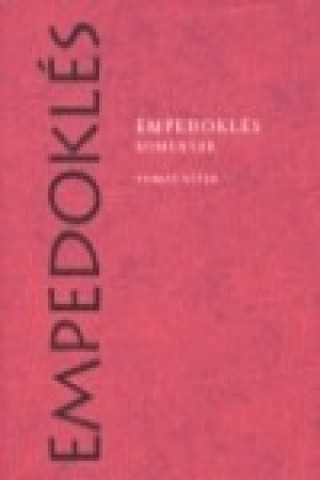 Book Empedoklés III - Komentář Tomáš Vítek