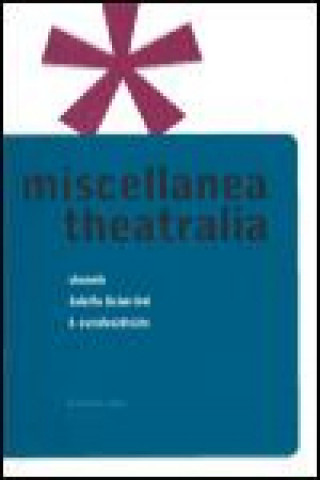 Książka Miscellanea Theatralia 