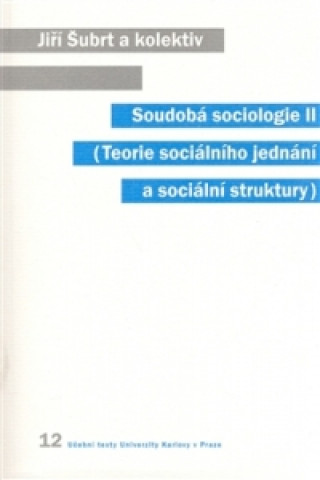 Książka SOUDOBÁ SOCIOLOGIE II. Jiří Šubrt