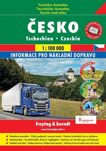 Tlačovina Česko turistický autoatlas 1:100 000 