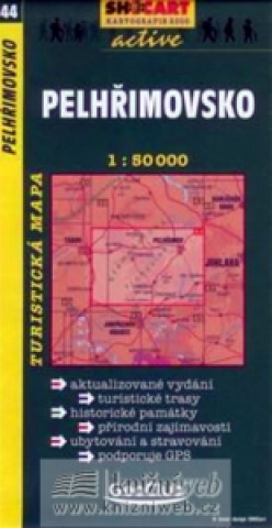 Book Pelhřimovsko - 1:50000 tur. mapa 