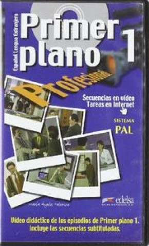 Könyv Primer plano 1, videokazeta PAL 