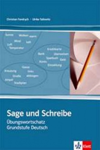 Kniha Sage und Schreibe - cvičebnice slovní zásoby s klíčem Christian Fandrych