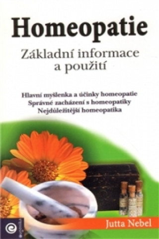 Kniha Homeopatie Jutta Nebel